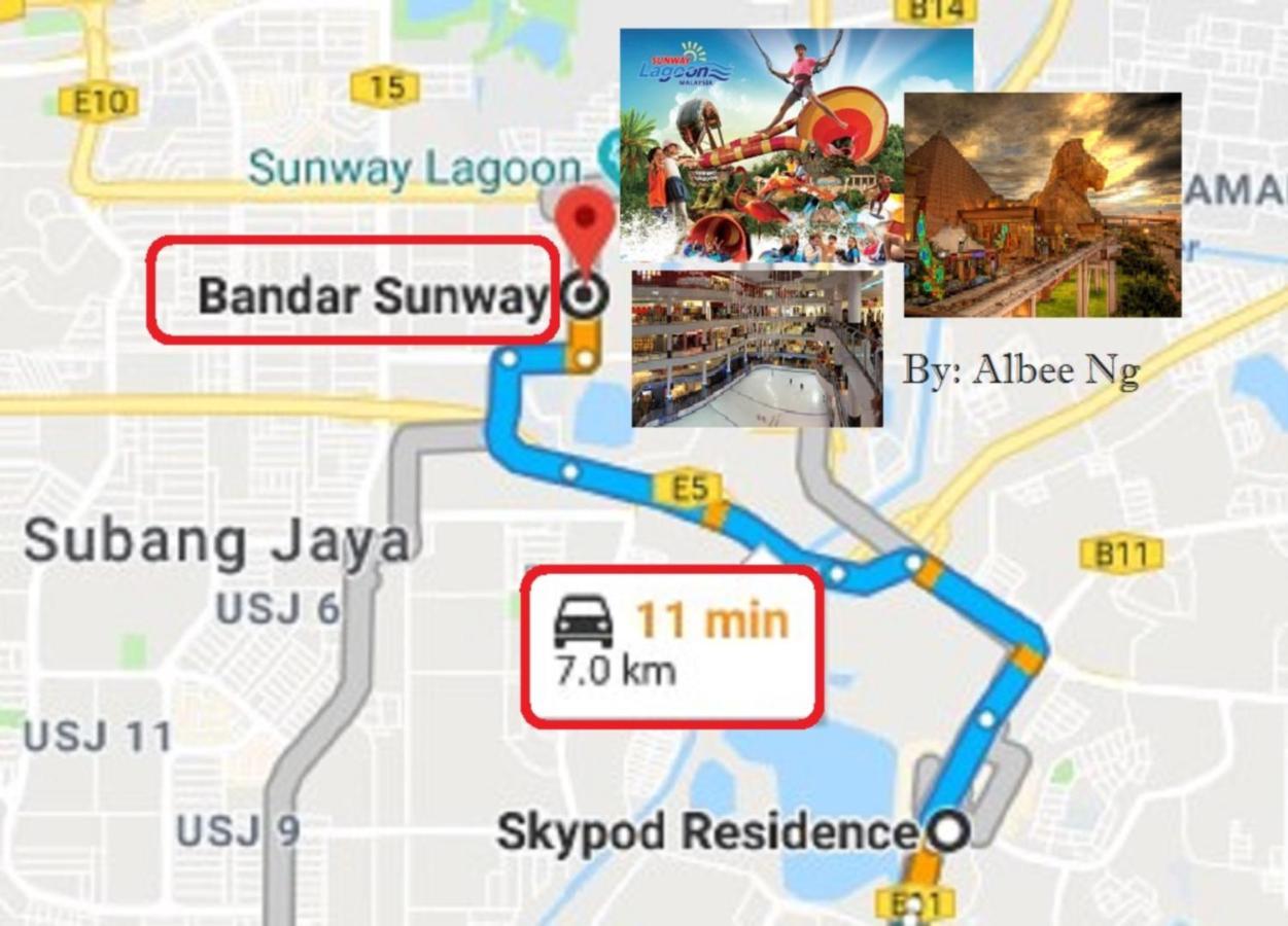 Puchong Skypod Residence, 1-5 Pax Cozy Unit, Walking Distance To Ioi Mall, 10Min Drive To Sunway Exterior photo